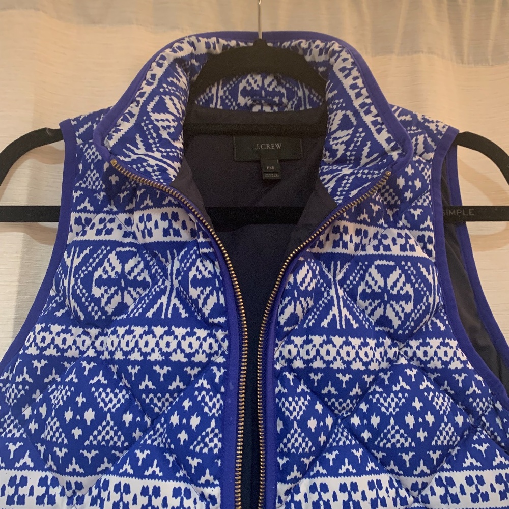 J Crew Excursion Fair Isle Down Vest - image 5
